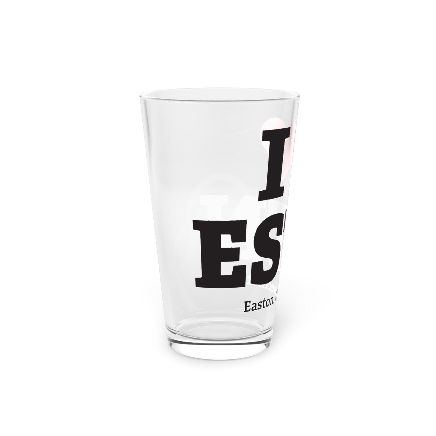 I Heart ESTN Pint Glass, 16oz
