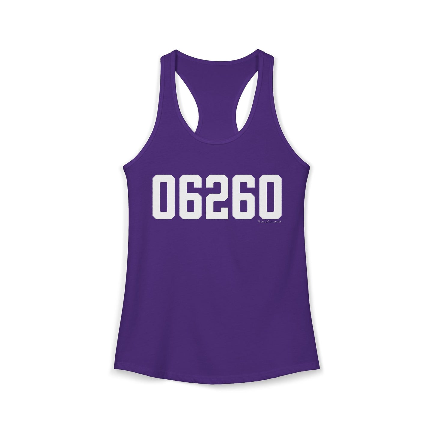 06260 Putnam CT Zip Code Women's Ideal Racerback Tank Top