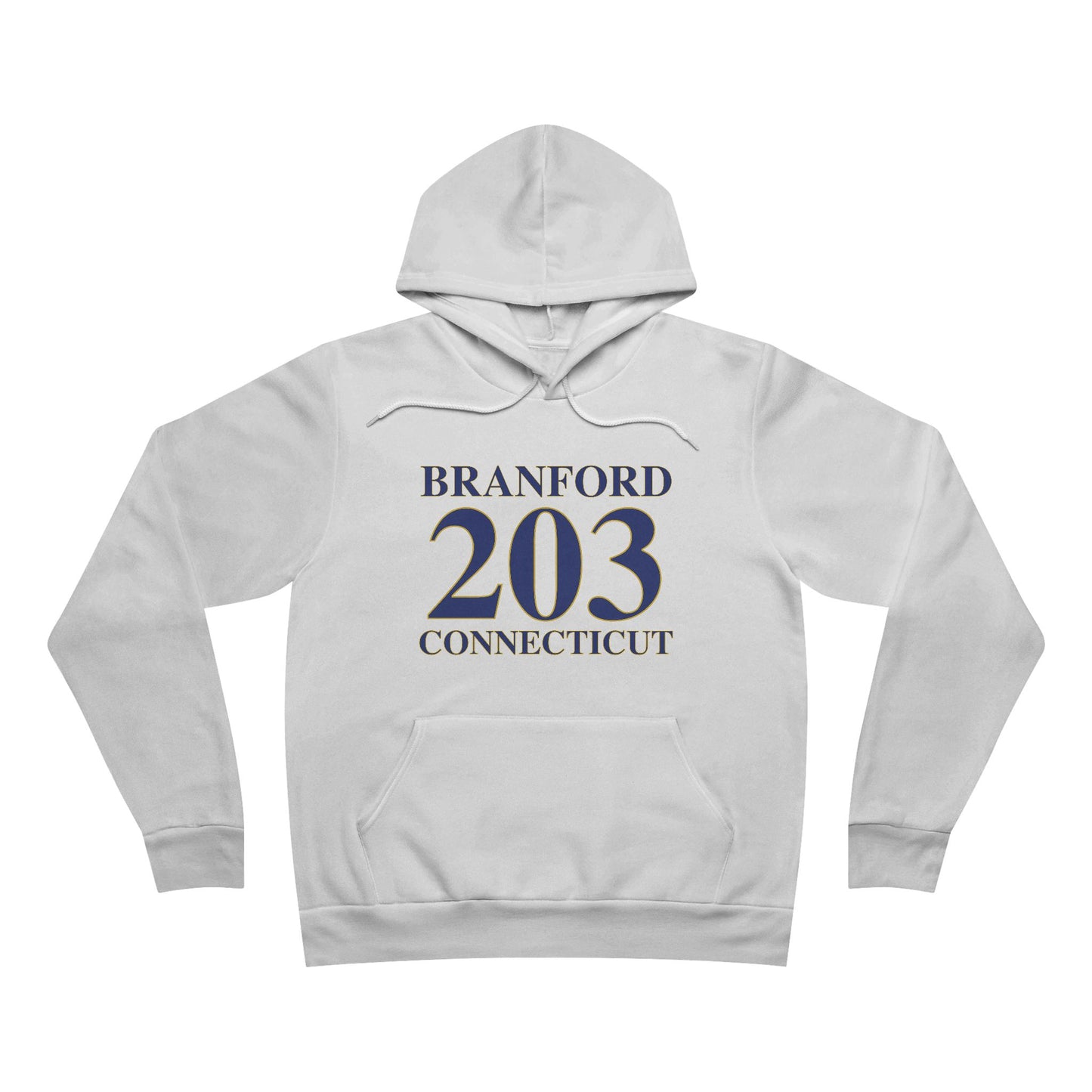 Branford 203 Connecticut Unisex Sponge Fleece Pullover Hoodie