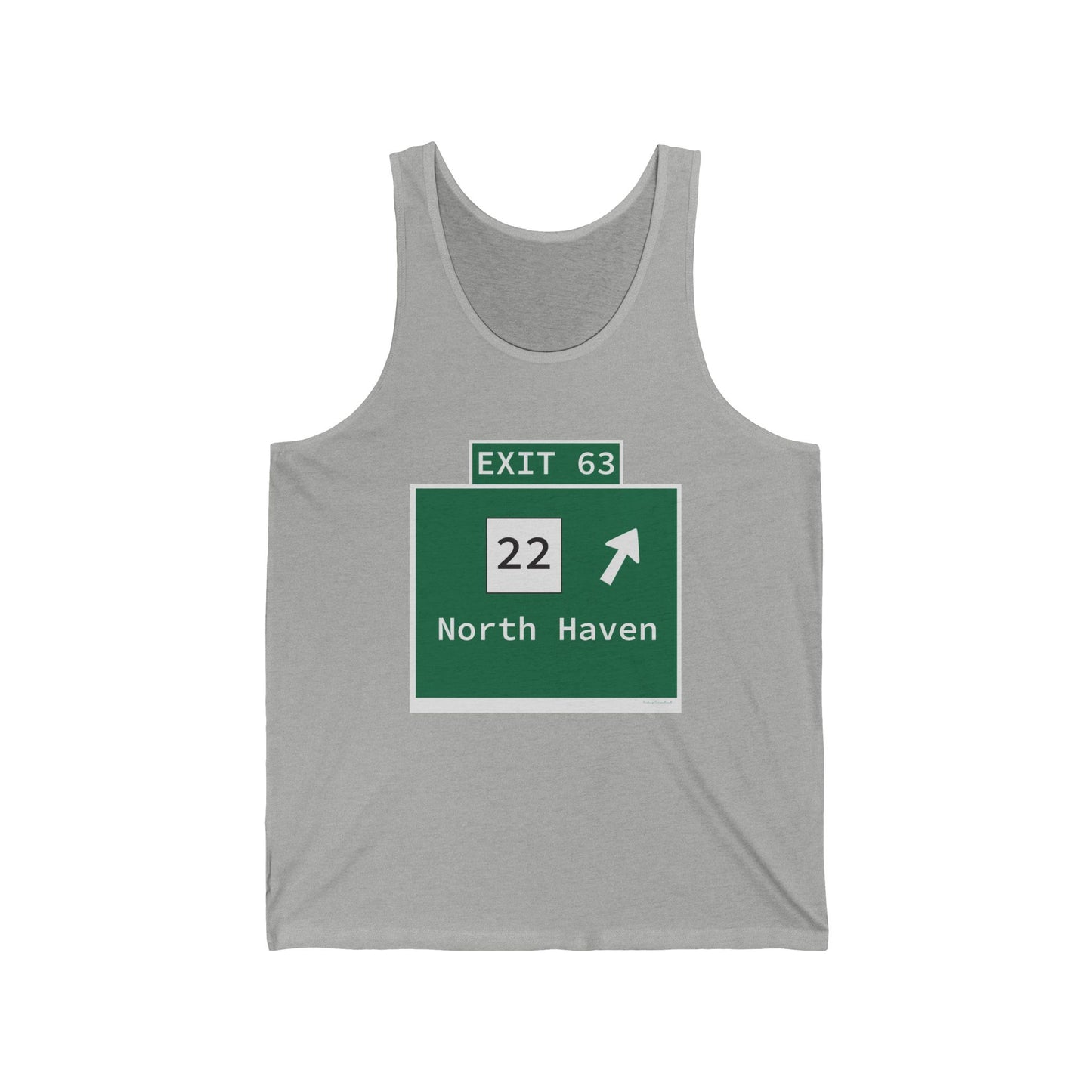 Vintage WCP Exit 63 Sign Unisex Jersey Tank Top