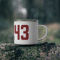 06243 Killingly  Connecticut Zip Code Enamel Camping Mug