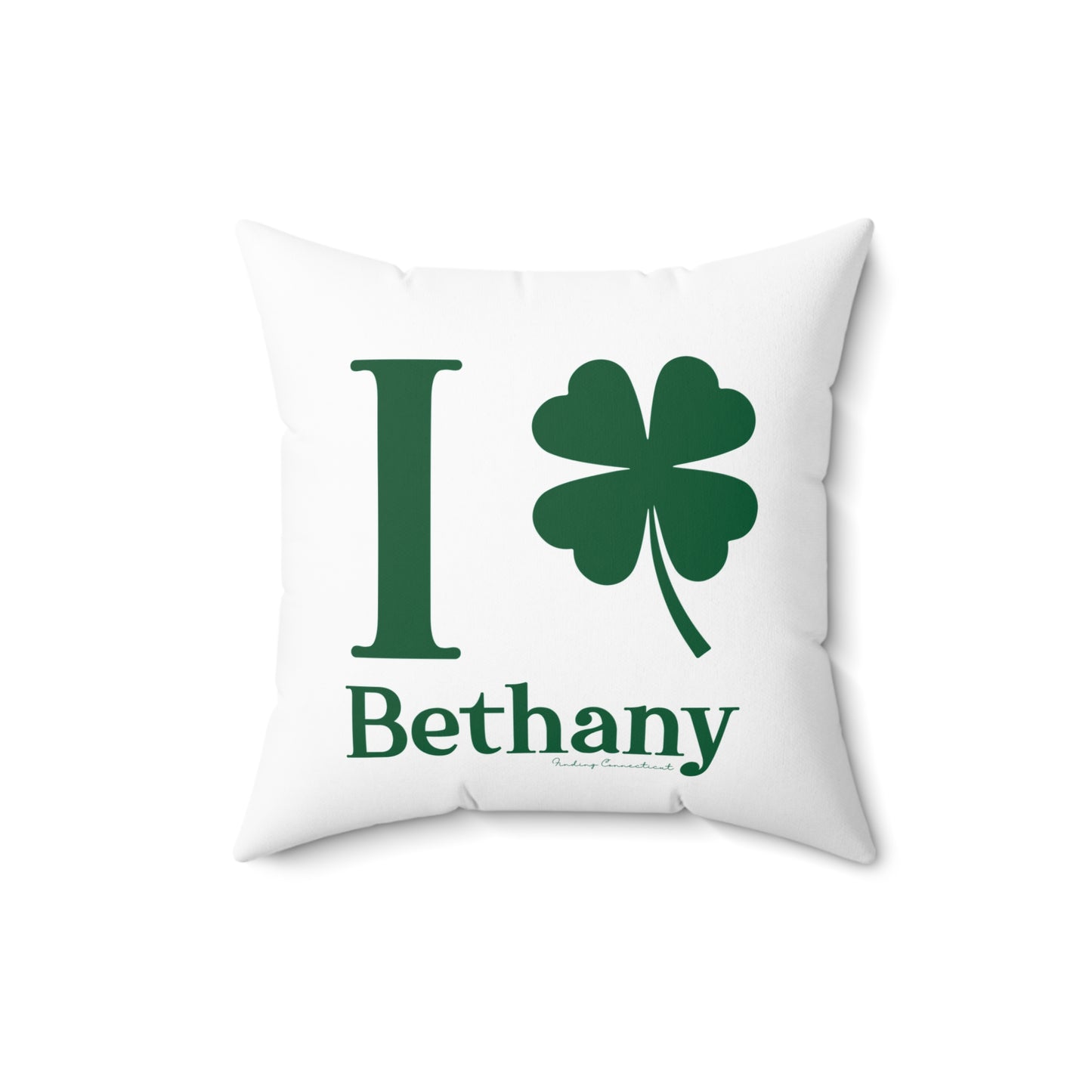 I Clover Bethany Spun Polyester Square Pillow