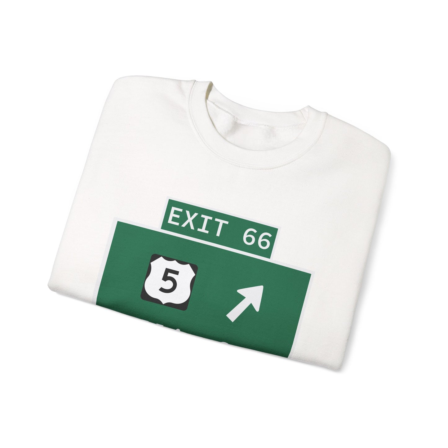 Vintage WCP Exit 66 Sign Unisex Heavy Blend™ Crewneck Sweatshirt