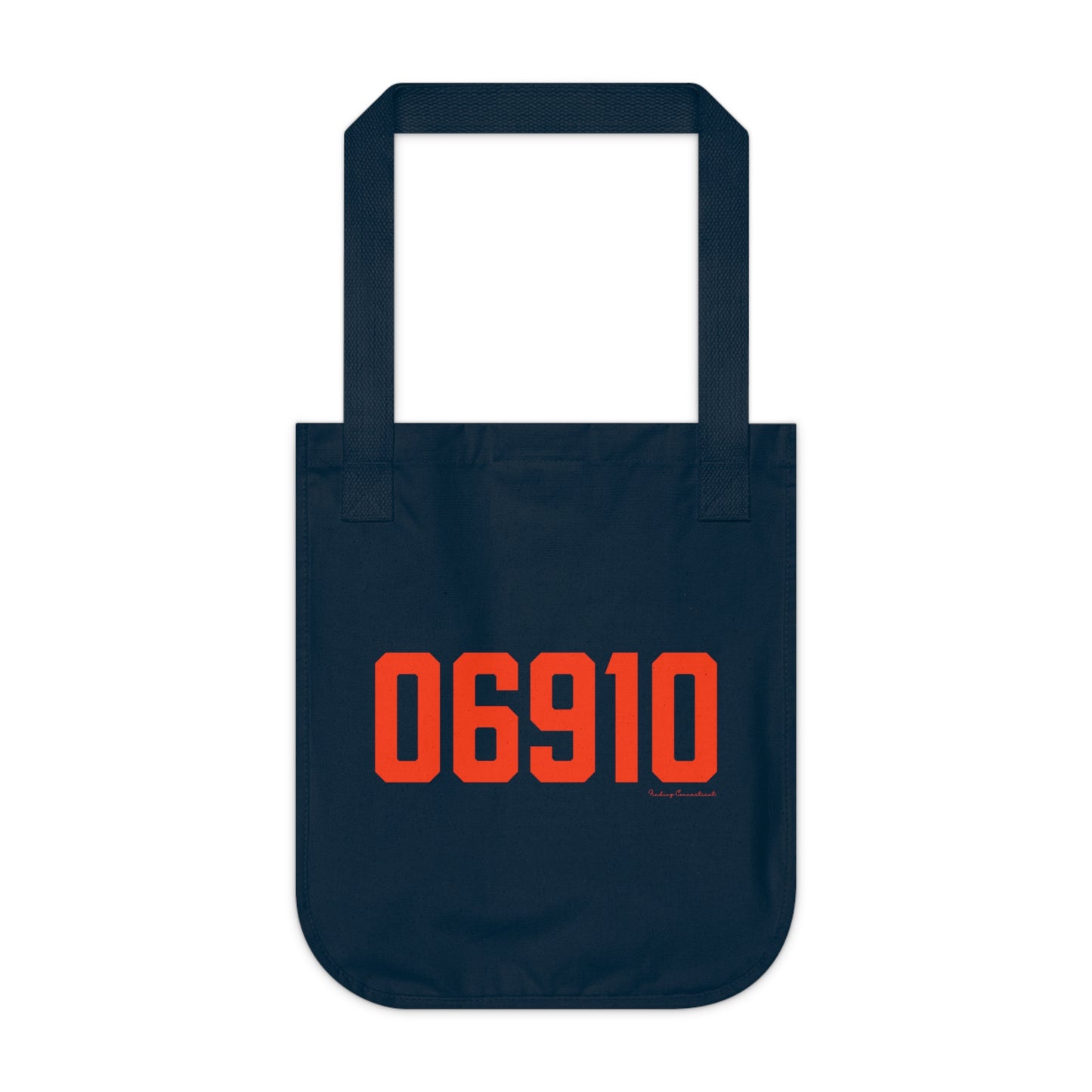 06910 Stamford Connecticut Zip Code Organic Canvas Tote Bag