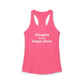 Chaplin is My Happy Place Women's Ideal Racerback Tank Top