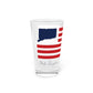 Old Saybrook Connecticut Flag Pint Glass, 16oz