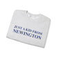 Just a kid from Newington Unisex Heavy Blend™ Crewneck Sweatshirt
