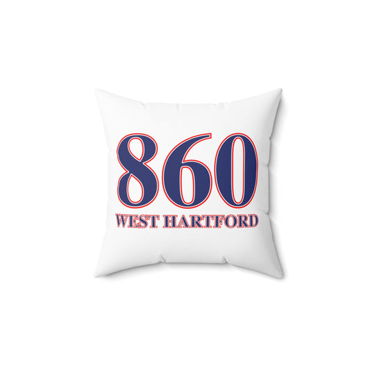 860 West Hartford Red, White & Blue Spun Polyester Square Pillow