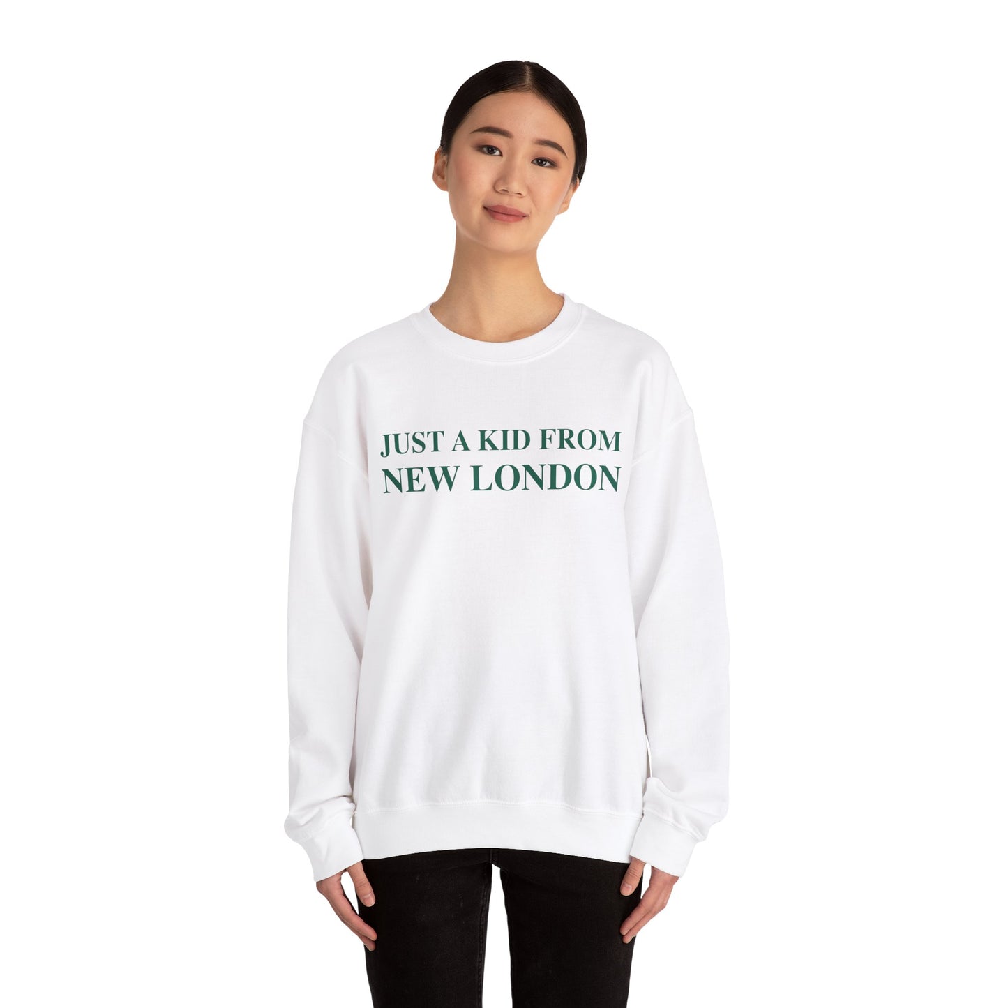 Just a kid from New London Unisex Heavy Blend™ Crewneck Sweatshirt