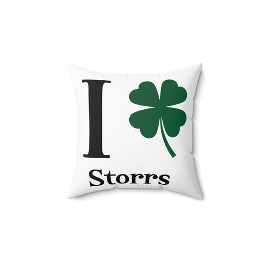 I Clover Storrs Spun Polyester Square Pillow