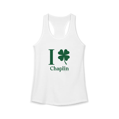 I Clover Chaplin Women's Ideal Racerback Tank Top