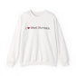 I Heart West Norwalk. Unisex Heavy Blend™ Crewneck Sweatshirt