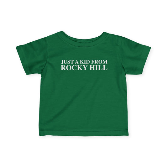 Just a kid from Rocky Hill Infant Fine Jersey T-Shirt