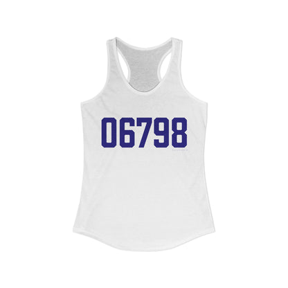 06798 Woodbury Connecticut Zip Code Women's Ideal Racerback Tank Top