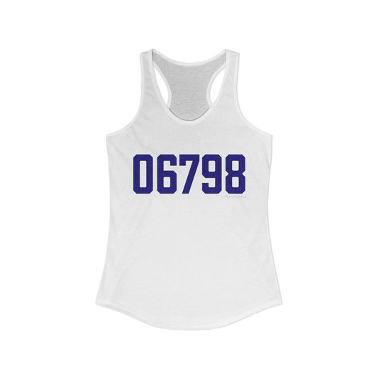 06798 Woodbury Connecticut Zip Code Women's Ideal Racerback Tank Top
