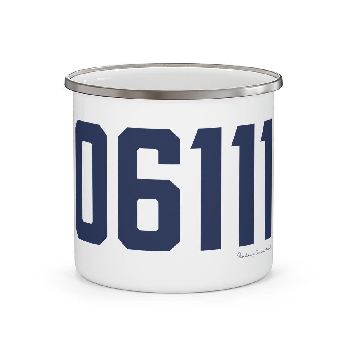 06111 Newington Connecticut Zip Code Enamel Camping Mug