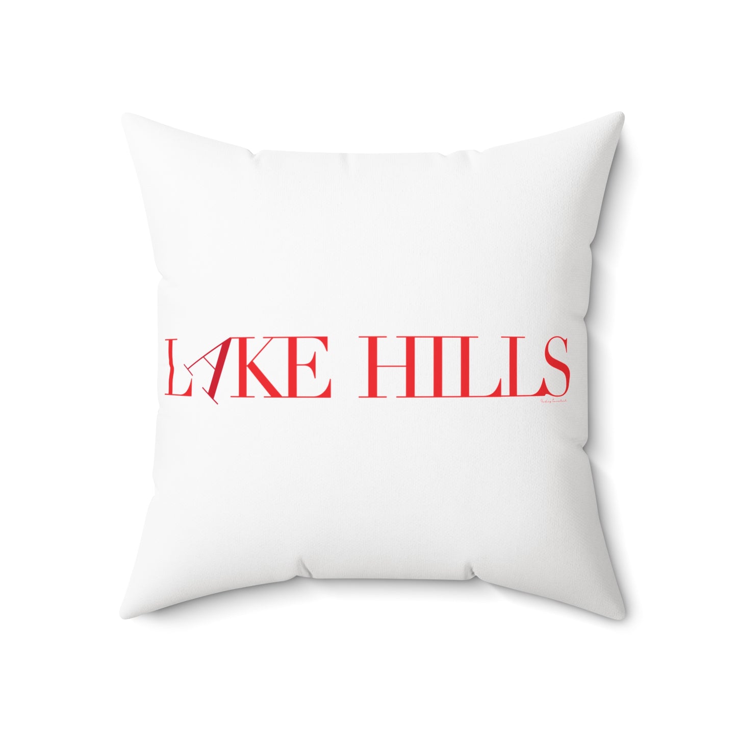41 Tilt Lake Hills Spun Polyester Square Pillow