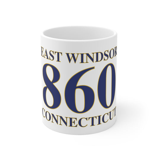 East Windsor 860 Connecticut  Canton Mug 11oz