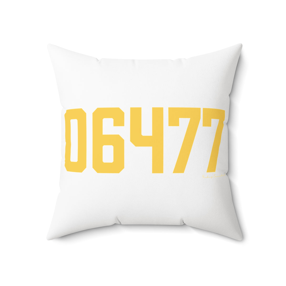 06477 Orange Connecticut  Zip Code Polyester Square Pillow