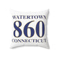 Watertown 860 Connecticut Polyester Square Pillow