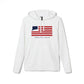 Wilton Connecticut Flag adidas Unisex Fleece Hoodie