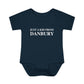 Just a kid from Danbury Infant Baby Rib Bodysuit