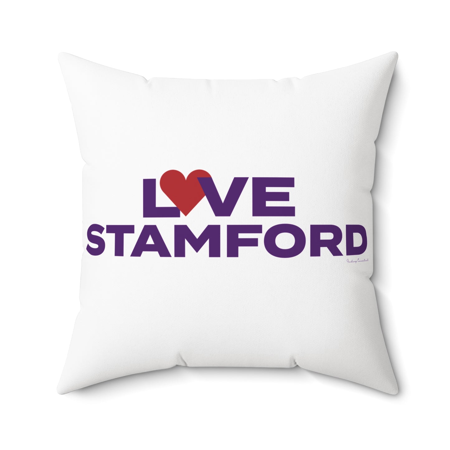 Love Stamford Spun Polyester Square Pillow