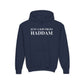 Just a kid from Haddam Youth Heavy Blend Hooded Sweatshirt