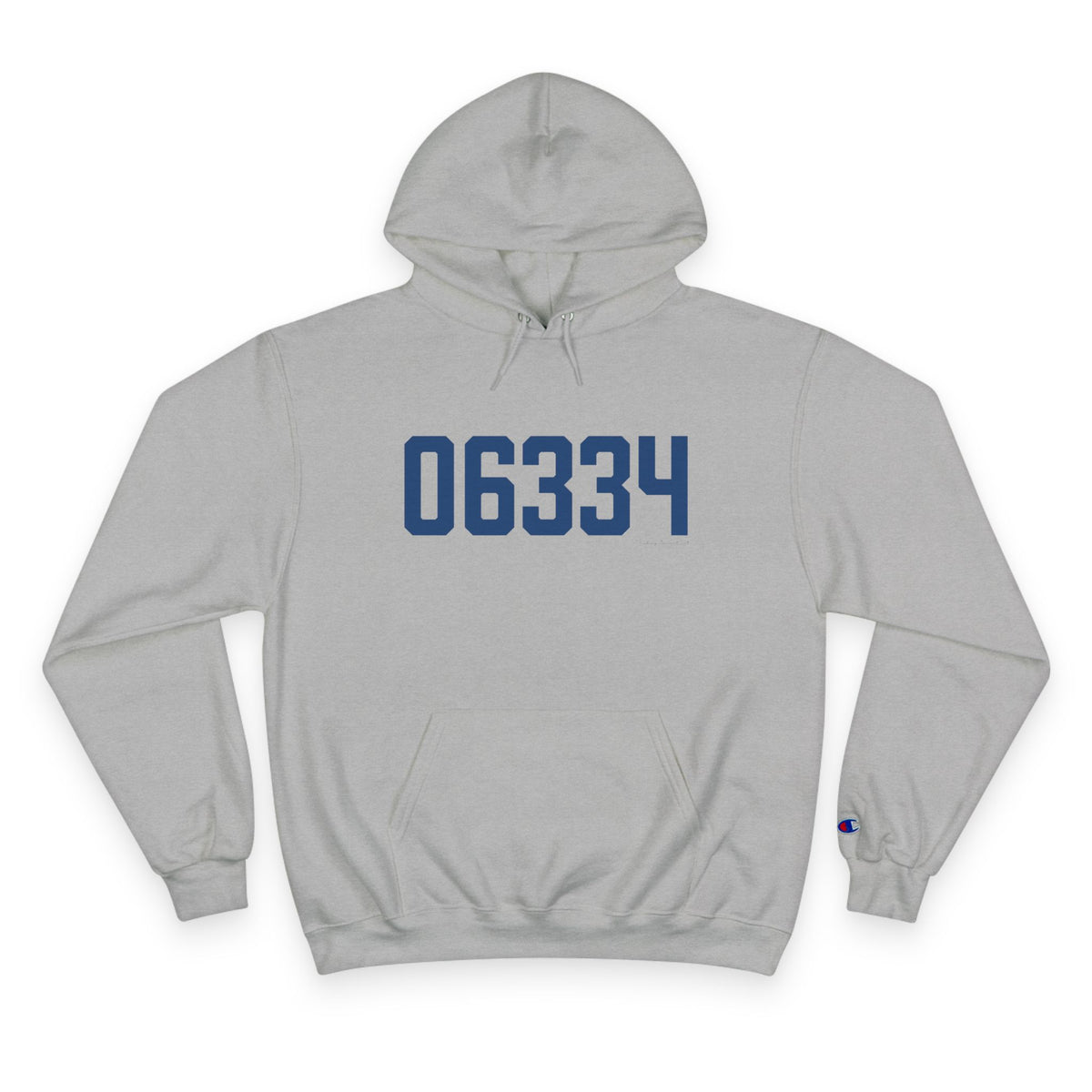 06334 Bozrah Connecticut Zip Code Champion Hoodie