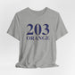 203 Orange Unisex Jersey Short Sleeve T-Shirt
