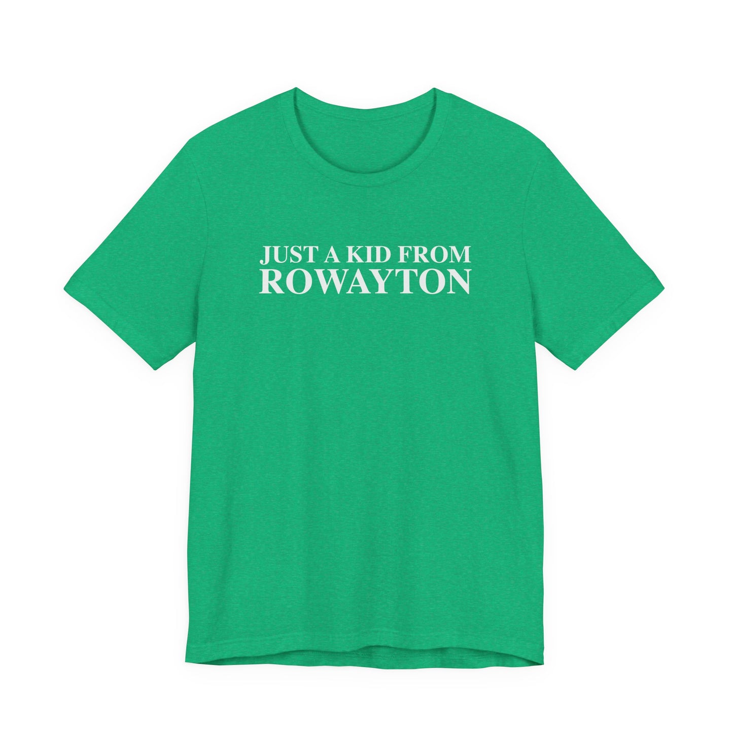 Just a kid from Rowayton Unisex Jersey Short Sleeve T-Shirt
