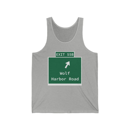 Vintage WCP Exit 55B Sign Unisex Jersey Tank Top