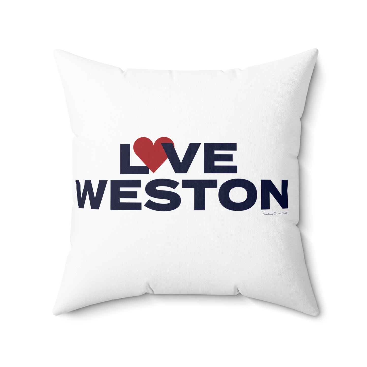 Love Weston Spun Polyester Square Pillow