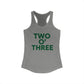Two O’ Three Women's Ideal Racerback Tank Top Lucky Green – St. Patrick’s Day