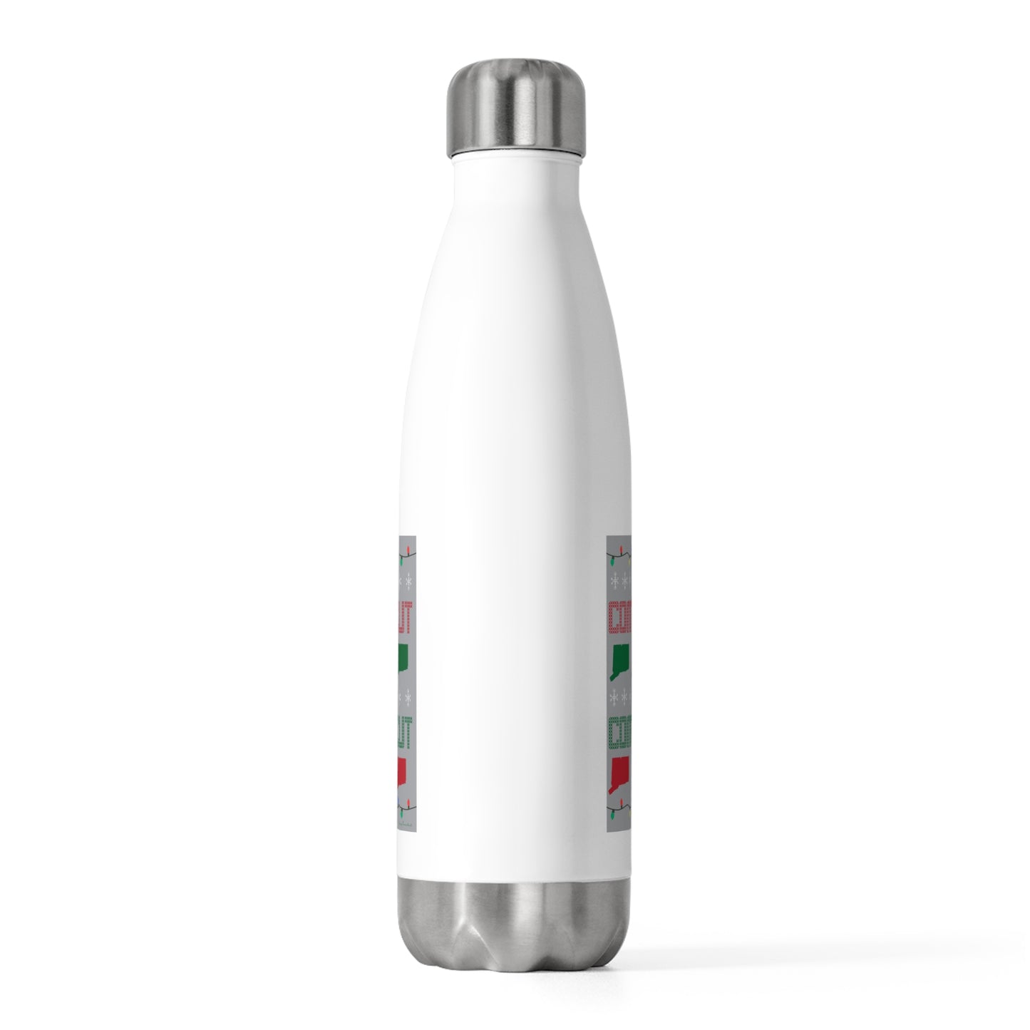 Connecticut Ugly Holiday 20oz Insulated Bottle