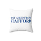 Just a kid from Stafford Spun Polyester Square Pillow