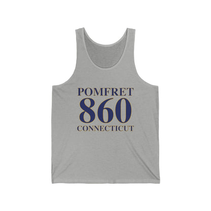 Pomfret 860 Connecticut Unisex Jersey Tank Top