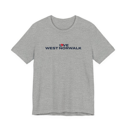 Love West Norwalk Unisex Jersey Short Sleeve T-Shirt