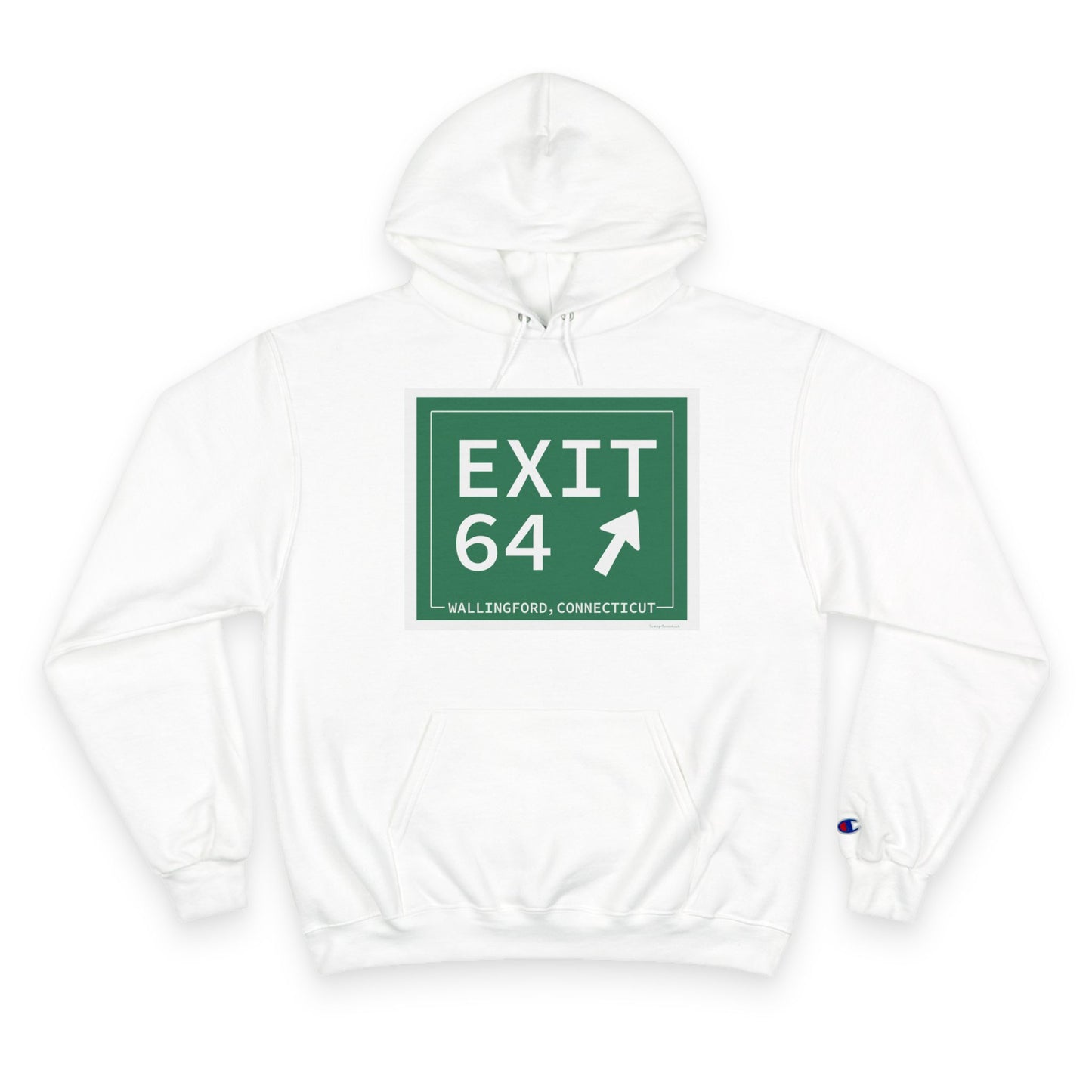 Vintage Exit 64 WCP Sign Champion Hoodie