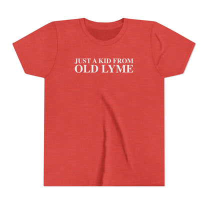 Just a kid from Old Lyme Youth Short Sleeve T-Shirt