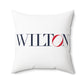 41 Tilt Wilton Spun Polyester Square Pillow