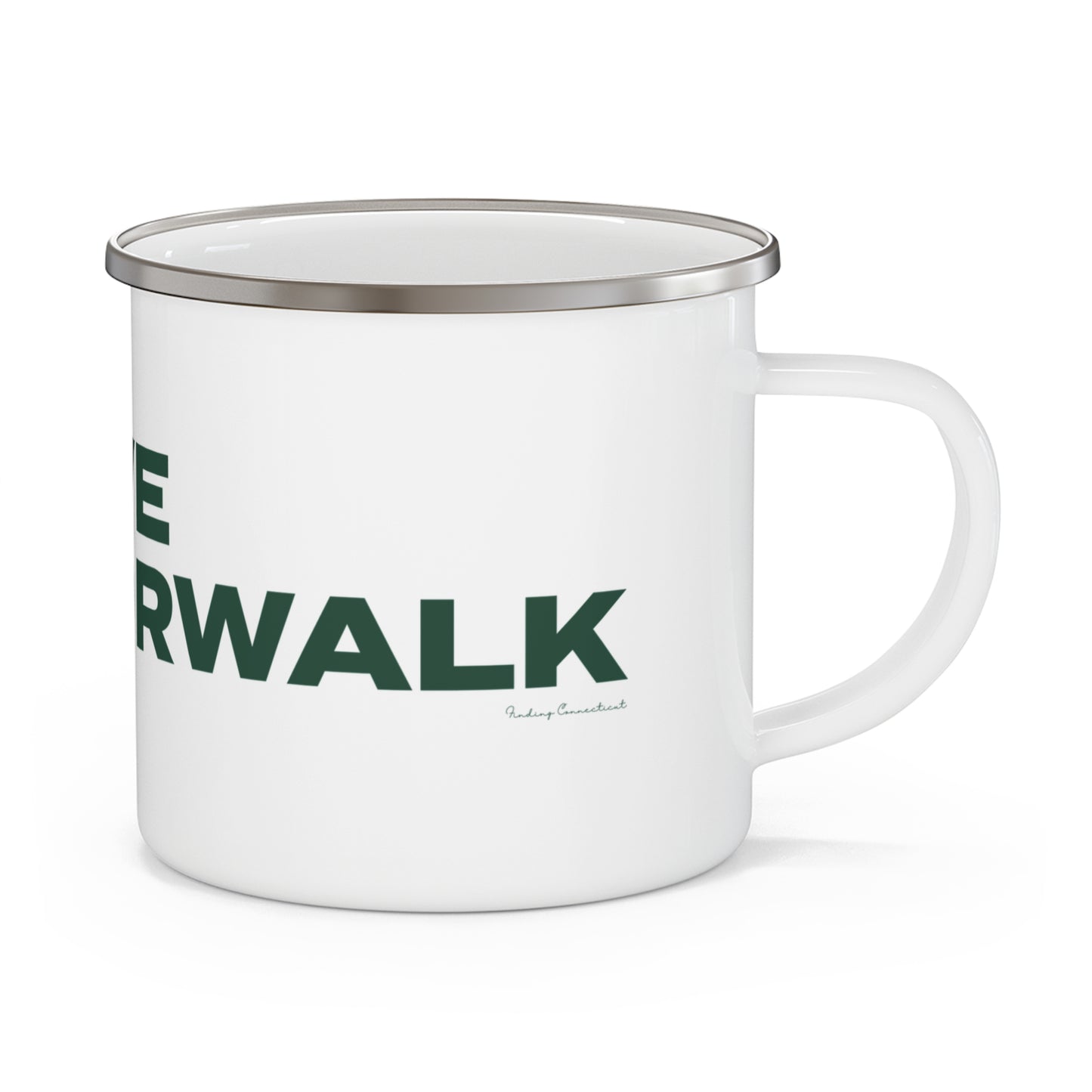 Love East Norwalk Enamel Camping Mug