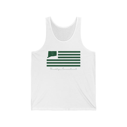 Brooklyn Connecticut St. Patrick’s Day Flag Unisex Jersey Tank Top