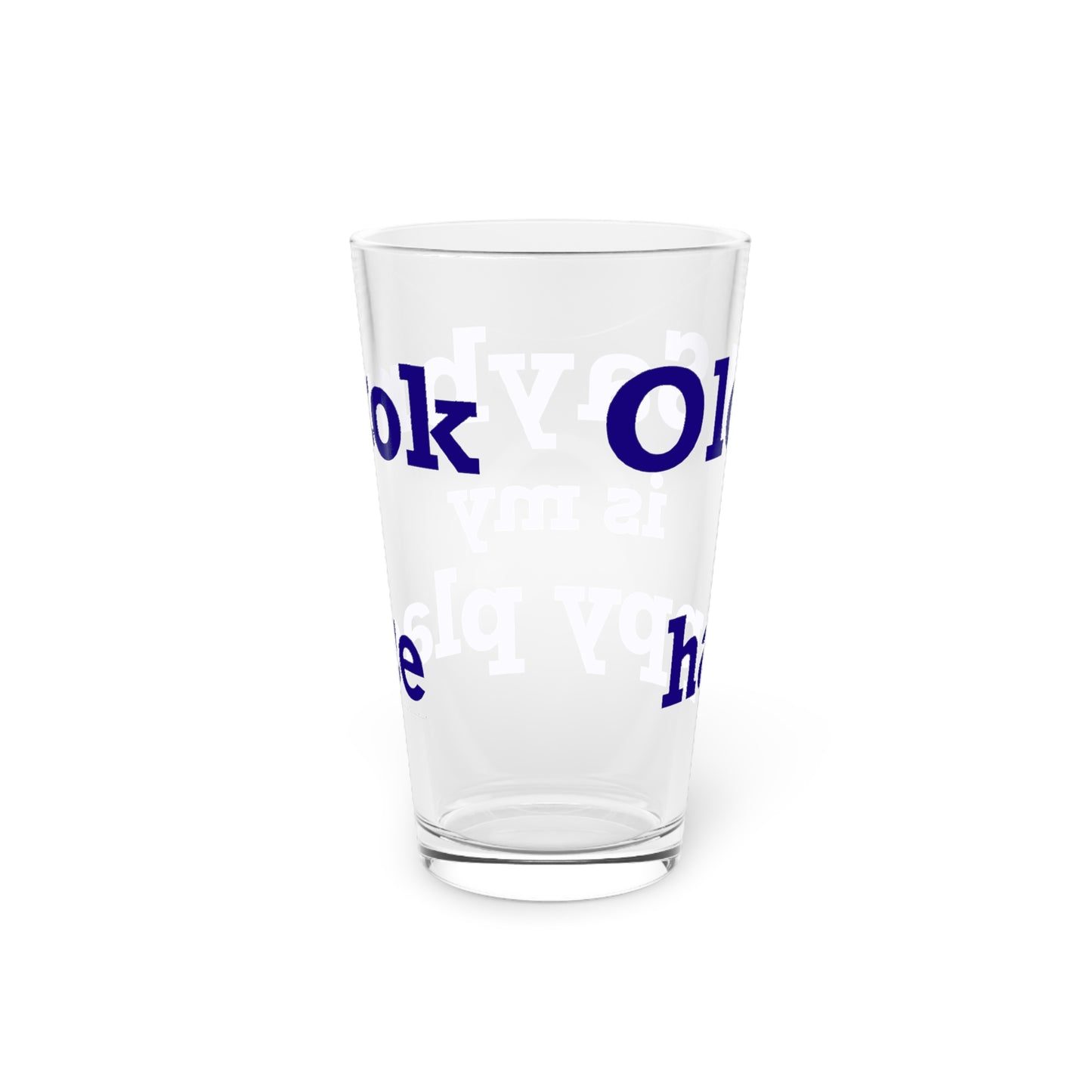 Old Saybrook is My Happy Place Pint Glass, 16oz