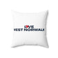 Love West Norwalk Spun Polyester Square Pillow
