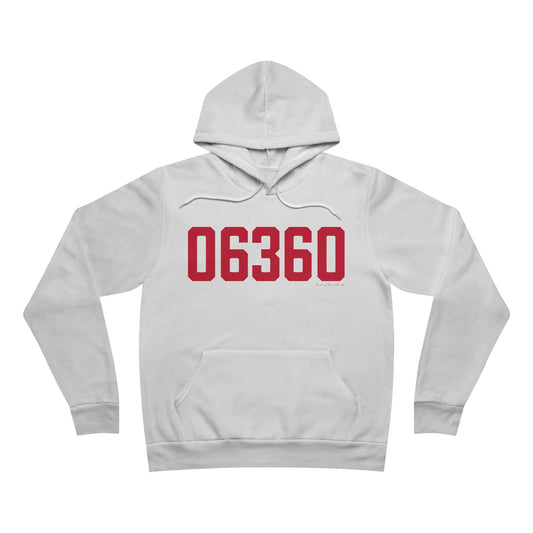 06360 Norwich Connecticut Zip Code Unisex Sponge Fleece Pullover Hoodie