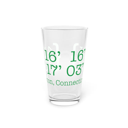 Easton Coordinates Pint Glass, 16oz
