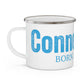 Connecticut Born & Raised Enamel Camping Mug