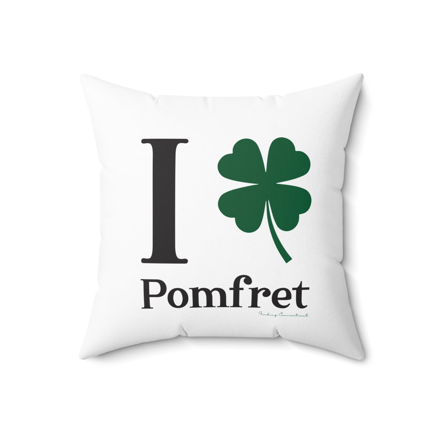 I Clover Pomfret Spun Polyester Square Pillow