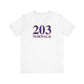 203 Norwalk Red, White & Blue Unisex Jersey Short Sleeve T-Shirt